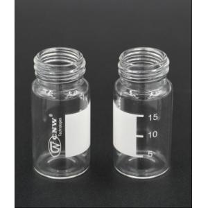 20mL螺紋口樣品瓶透明玻璃、帶書寫刻度和logo